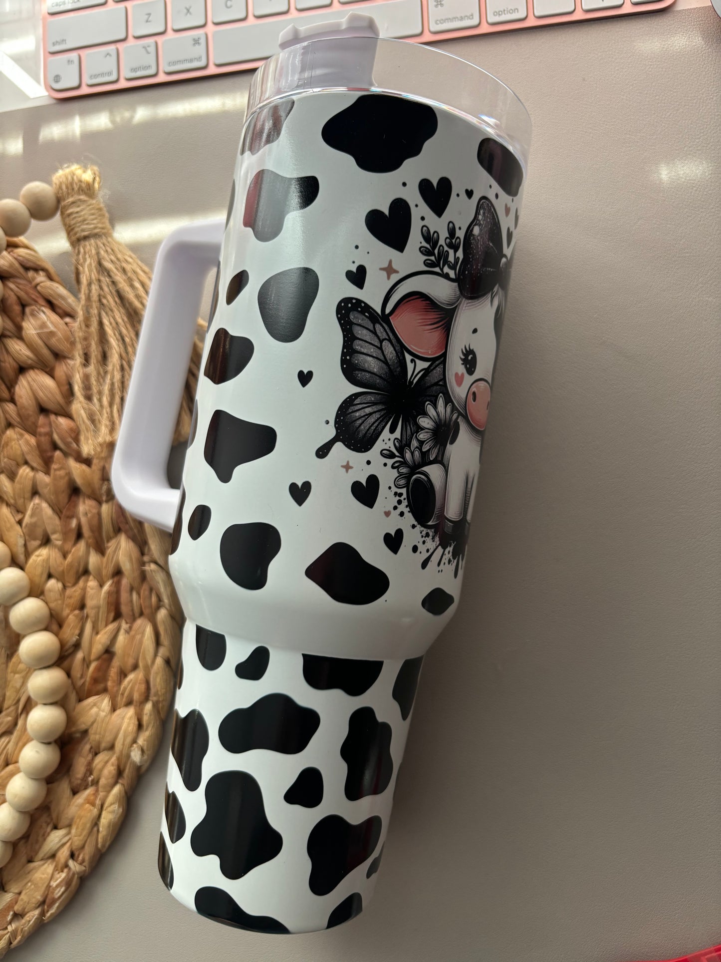Highland Cow 40 oz tumbler