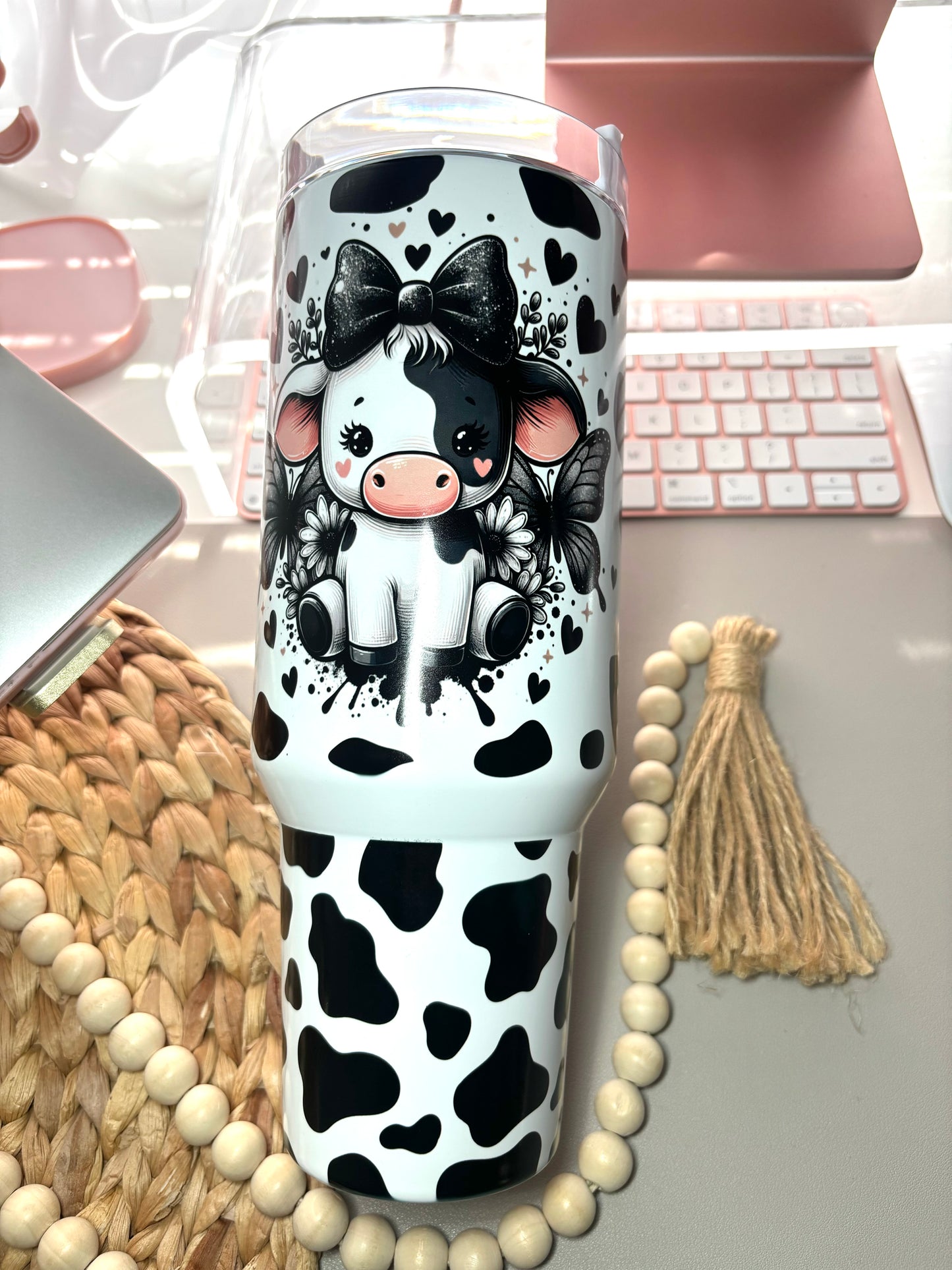 Highland Cow 40 oz tumbler
