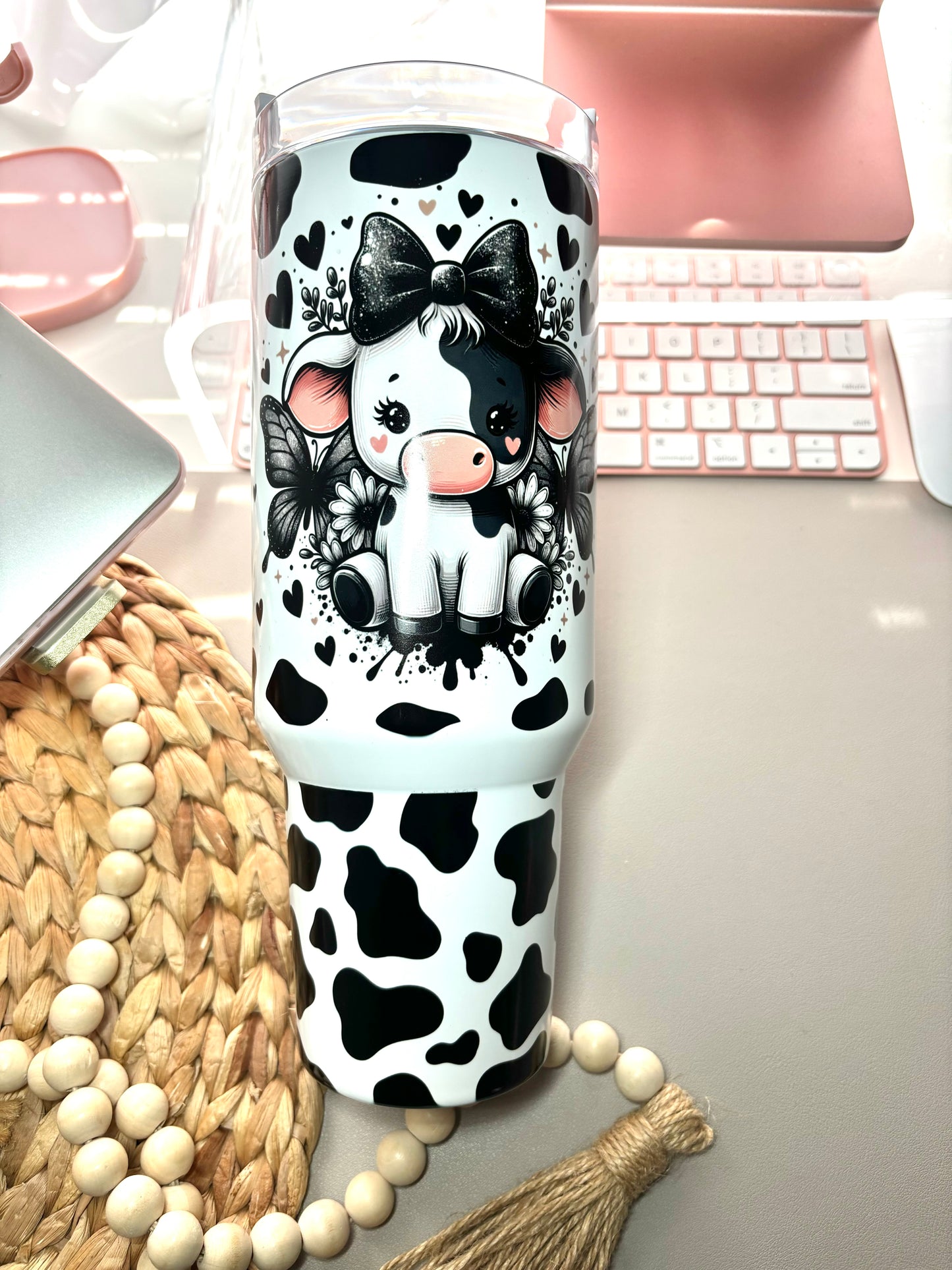 Highland Cow 40 oz tumbler
