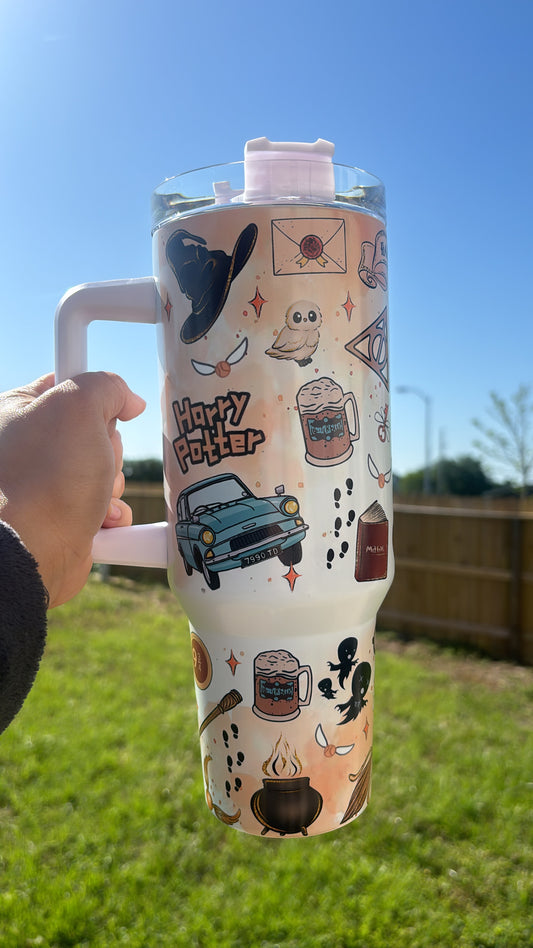 Harry Potter 40 oz tumbler glow in the dark