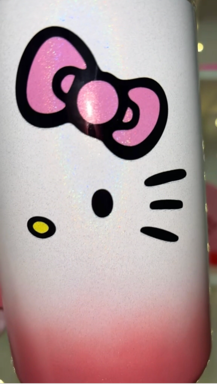 HK Glittery Ombre 40oz tumbler