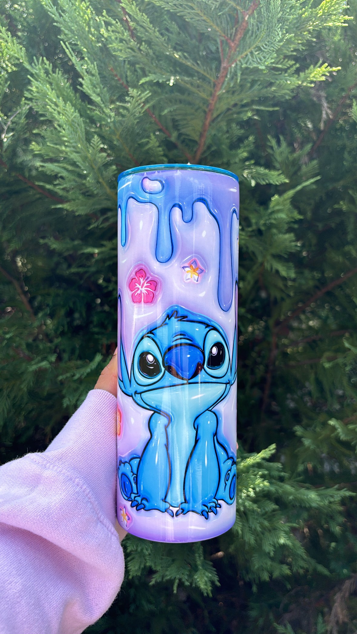 Stitch Inflated 20oz Skinny Tumbler