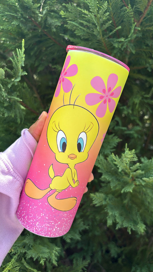 Tweety 20oz Skinny Tumbler