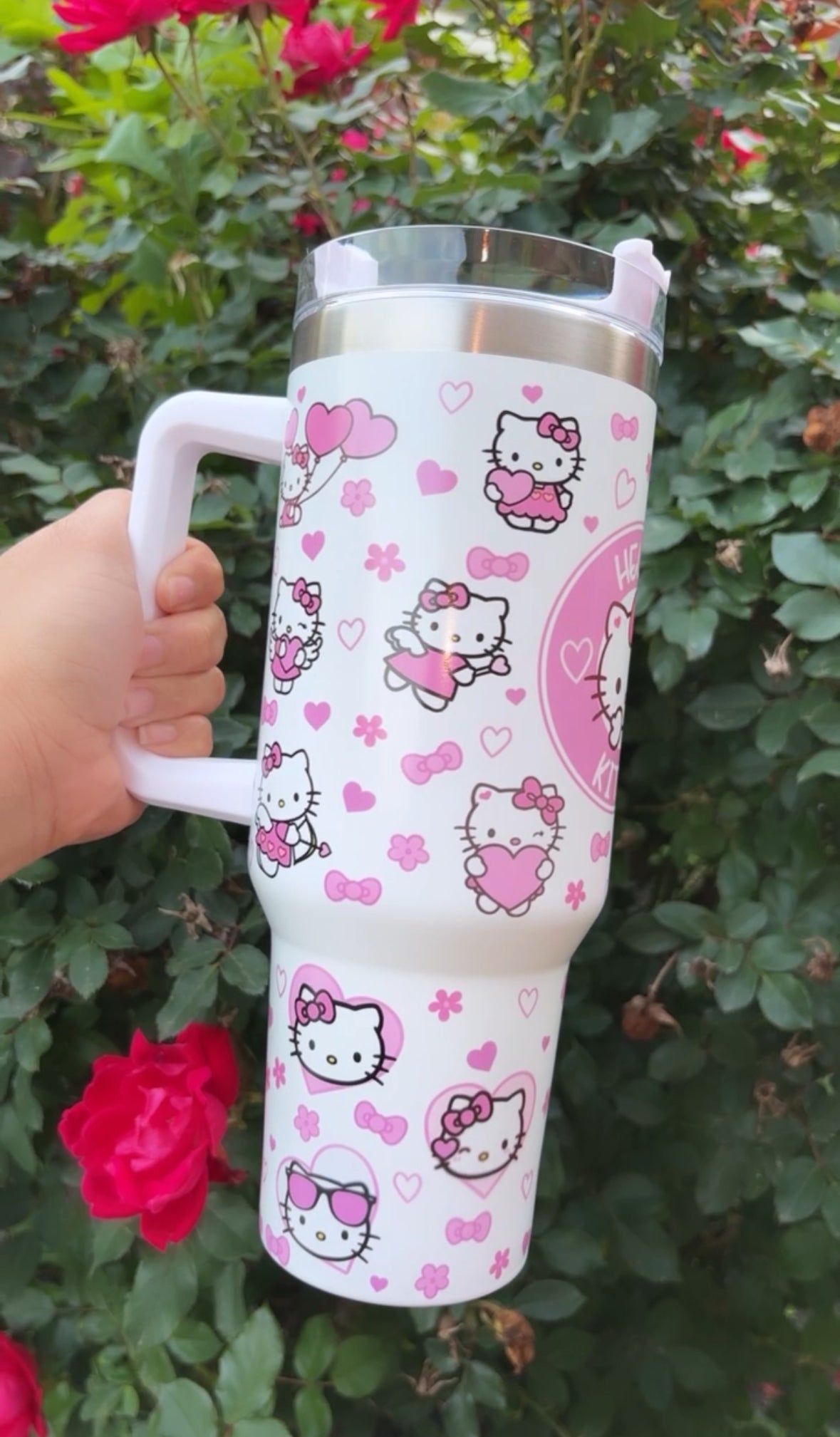 Hello Kitty 40 oz tumbler