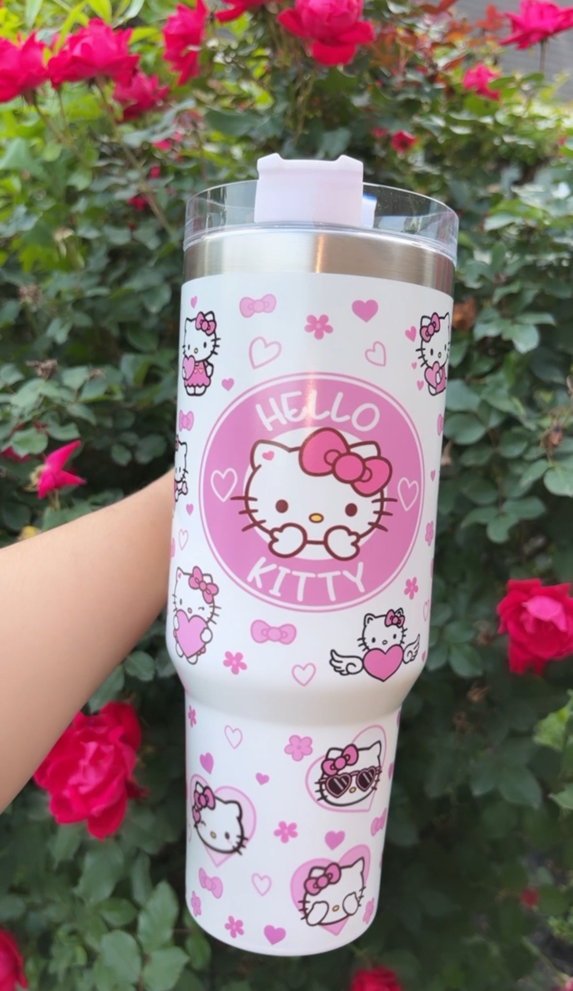 Hello Kitty 40 oz tumbler