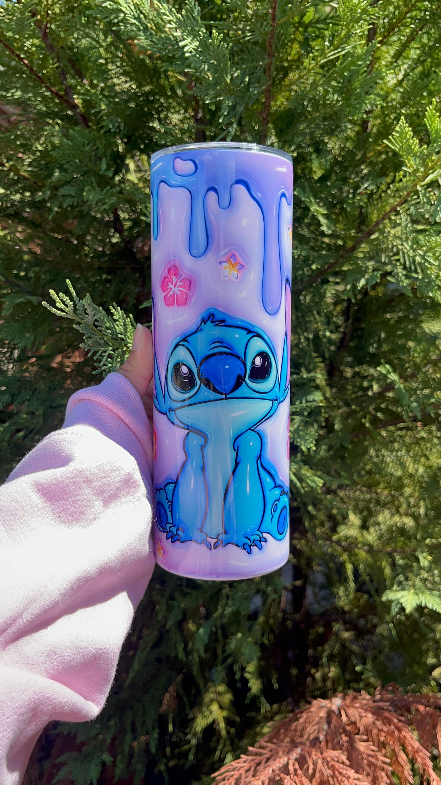 Stitch Inflated 20oz Skinny Tumbler