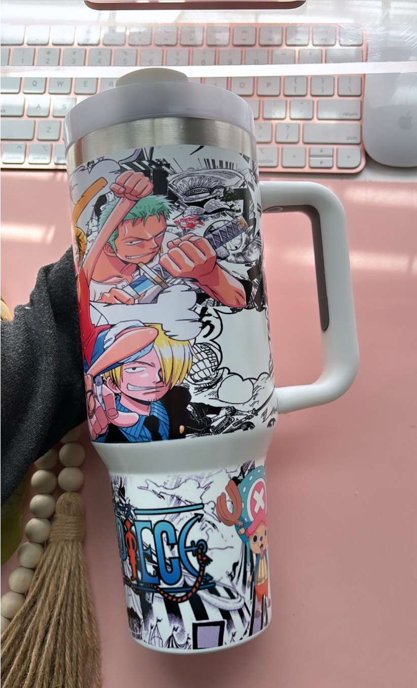 One Piece 40oz Glow in the Dark Tumber