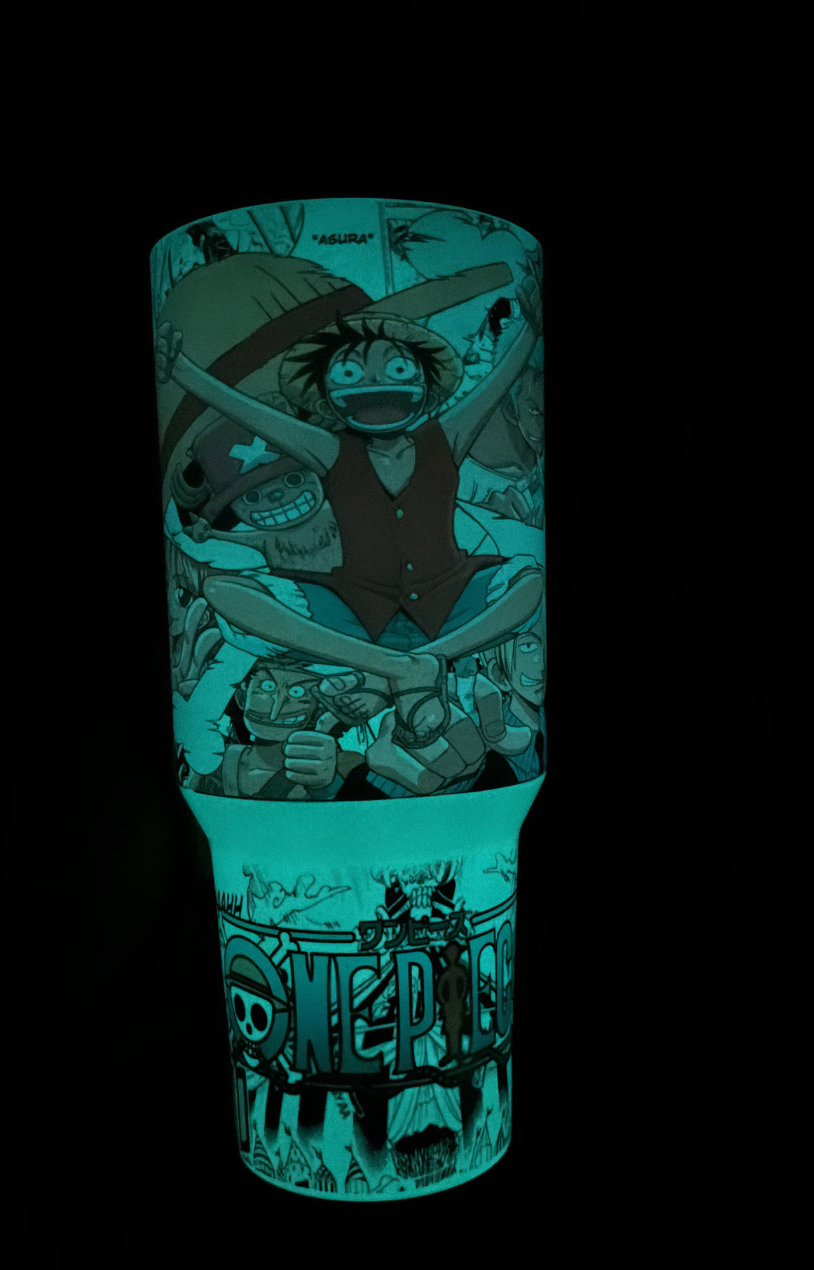 One Piece 40oz Glow in the Dark Tumber