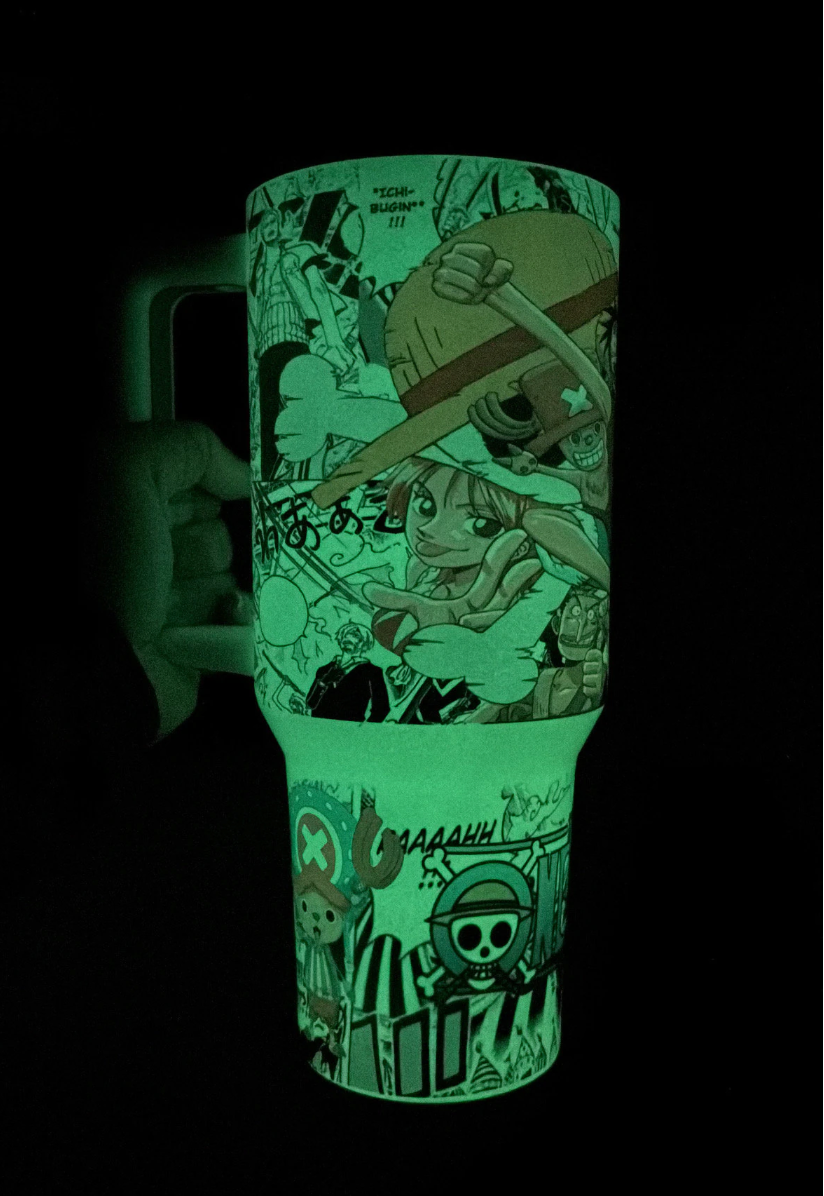 One Piece 40oz Glow in the Dark Tumber